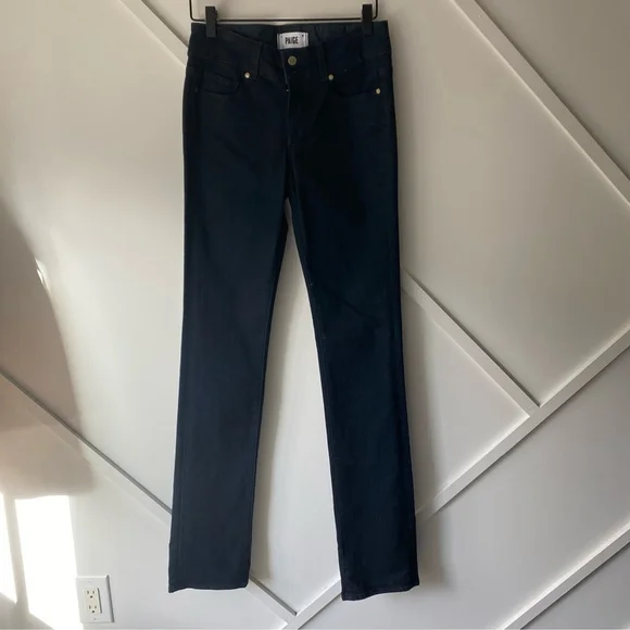 Paige Hidden Hills High Rise Straight Jeans - 26